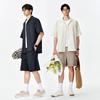 Men's Sun Protection Micro-Wrinkle Cuban Collar Short Sleeve Shirt