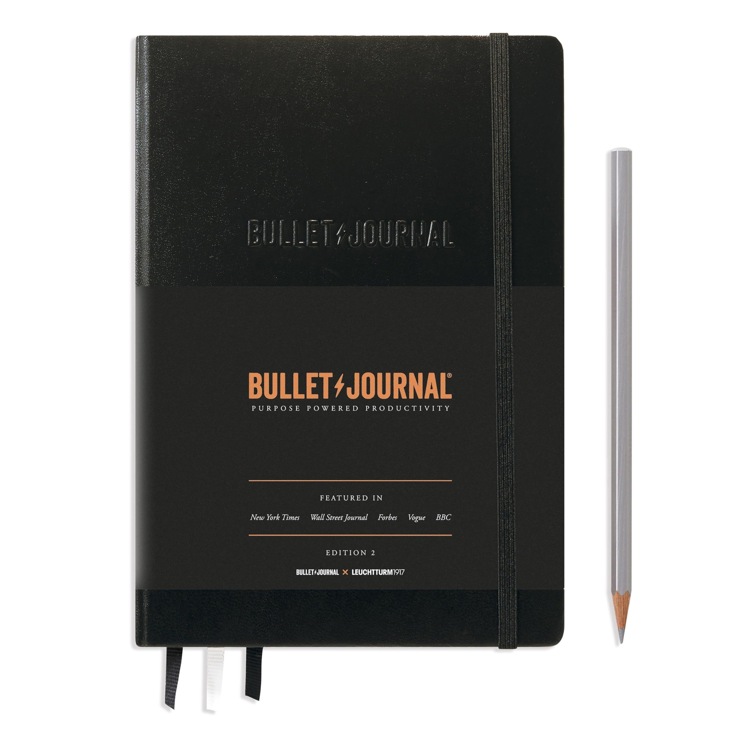 Leuchtturm Notebook A5 Dot Grid Bullet Journal Edition 2 Black 363572 (Genuine Imported Product)