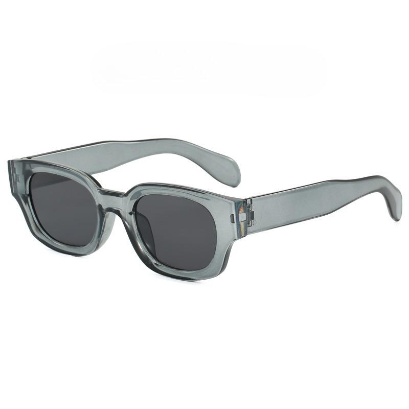 Unisex Fashion Trendy Retro Vintage Sunglasses Small Frame Oval Narrow Sunglasses for Street Photography UV Protection