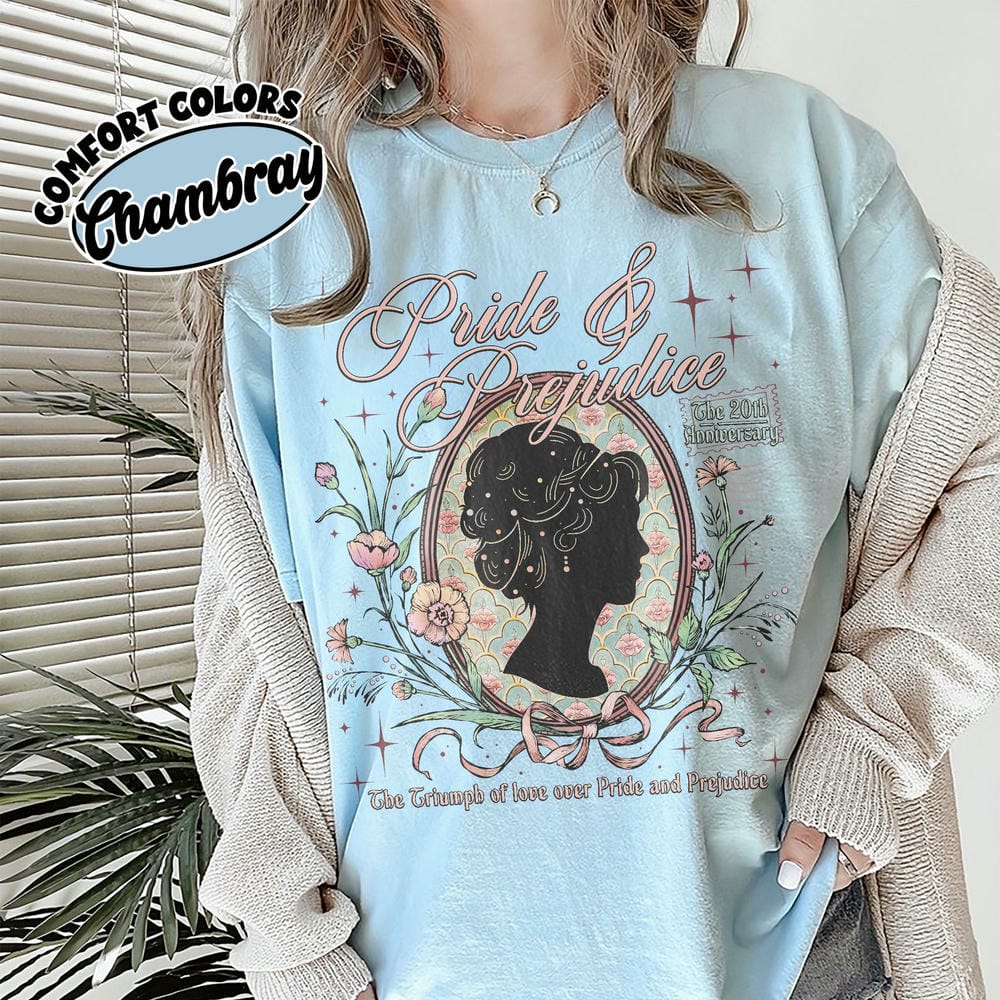 Stolz und Vorurteil Komfort Unisex T-Shirt Für Fan Sturköpfiges Willensstarkes Mädchen T-Shirt Fantasy Buchliebhaber Shirt Lustiges Sweatshirt Streetwear