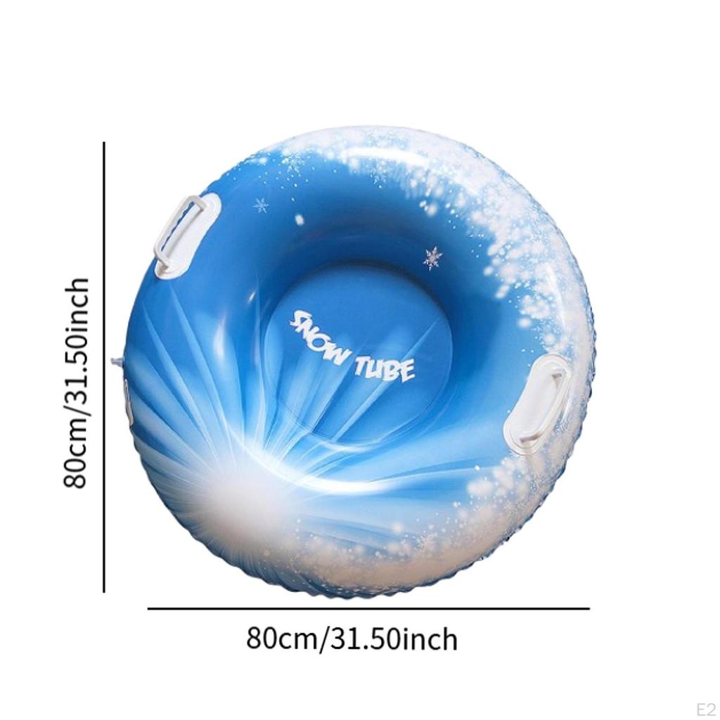 Inflatable Snow Tube Skiing Gift Winter Toy Accessories Sled Ring for