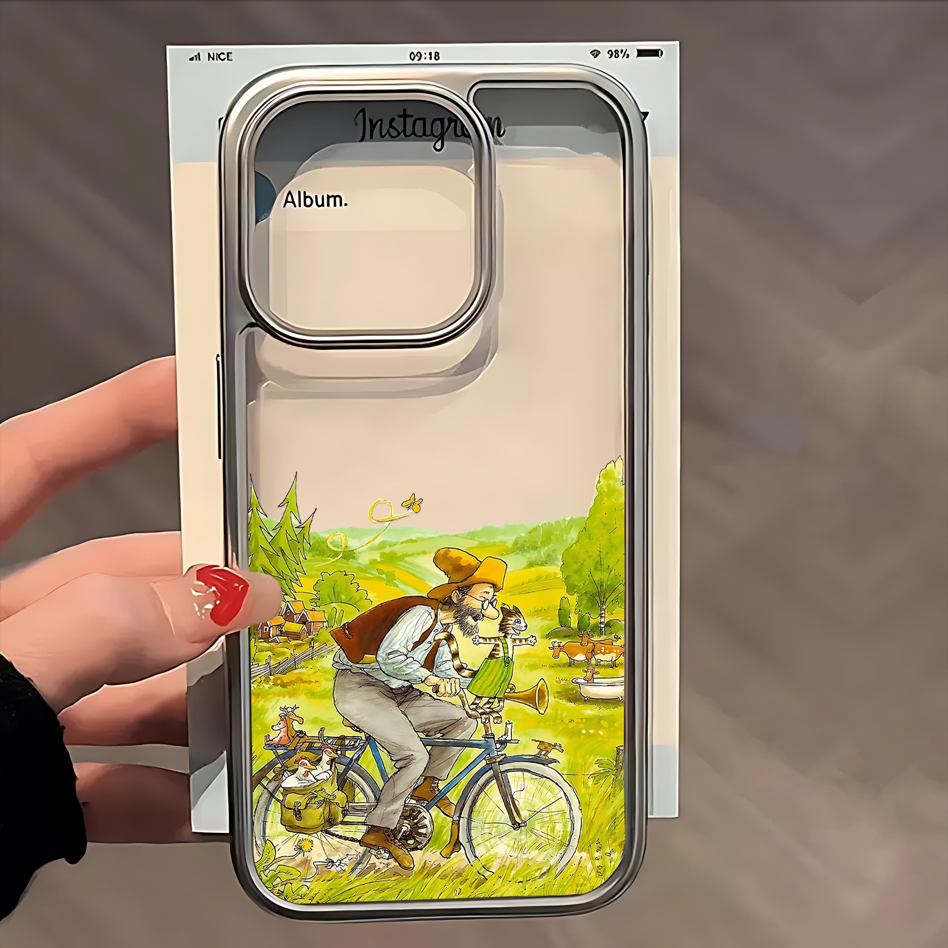 

Cartoon Pettson Findus Phone Case for iPhone 17 16e 16 15 14 13 12 11 Air Pro Max X XR XSMAX 8 Plus Luxury Clear Soft Back Cover iPhone 11