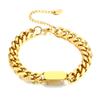 Stacked Chain Stainless Steel Thin Bracelet Devil'S Eye Jewelry 18K Gold Personalized Simple Accessories 0
