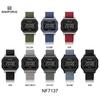 NAVIFORCE Original Men Digital Watch Square Case Silicone Strap Waterproof Calendar Date Chronograph Alarm Men Sports Leisure Watch NF7137