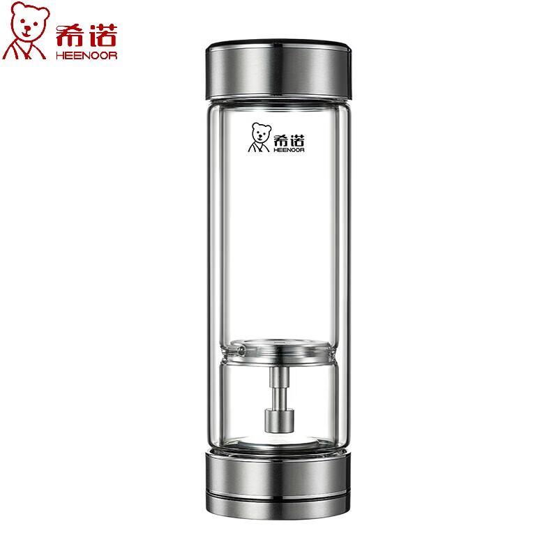 Heenoor Double-Wall Glass Tea Mug with Magnetic Infuser