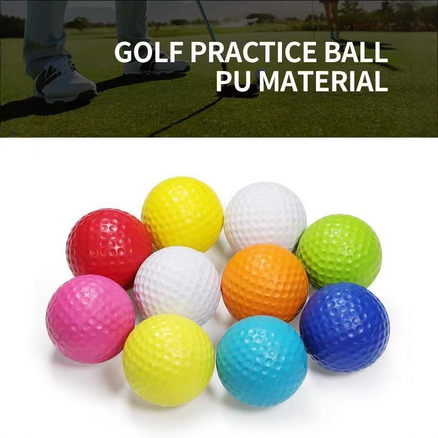 Colored Soft PU Foam Golf Ball - Indoor Practice & Kids Toy