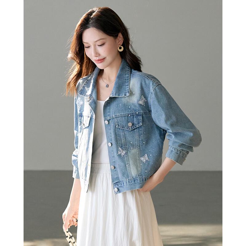 

TERRE BLEUE Women s Fashion Denim Jacket M