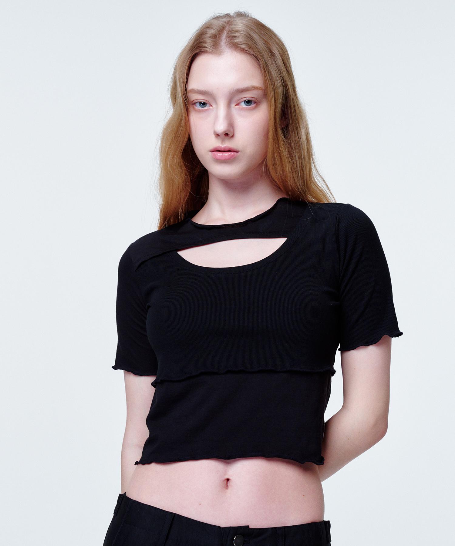 2113 Studio Cross Cut Crop Black Black