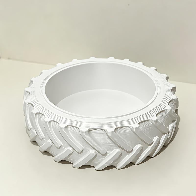 3D Printed Miniature Tire Storage Tray Miscellaneous Tray Decoration Storage Box Workbench Storage Suitable For Home Decoration