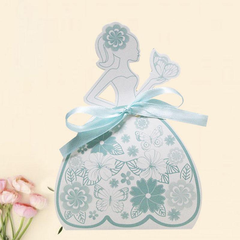 

Подарочные коробки для шоколада. 25 шт 25Pcs синий
