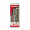 Uni-ball Eye UB 157 Rollerball Pen Wallet Pack - 5 Colors, 0.7mm Tip, Smooth Writing for Office, Home & School