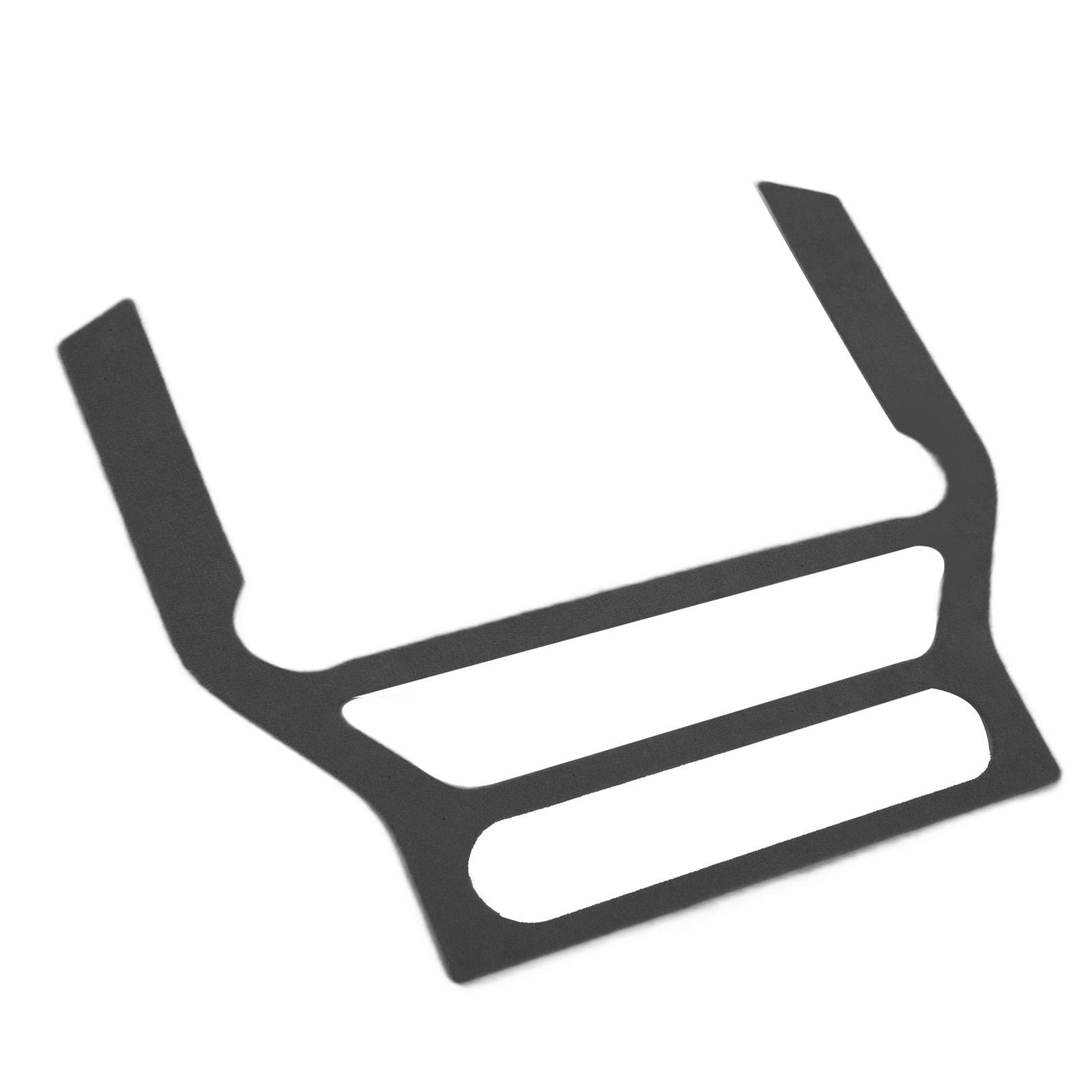 

GPS Navigation Panel Trim Cover Suede Interior Decor Replacement for Ford Mustang 2015‑2021 LHDBlack чёрный