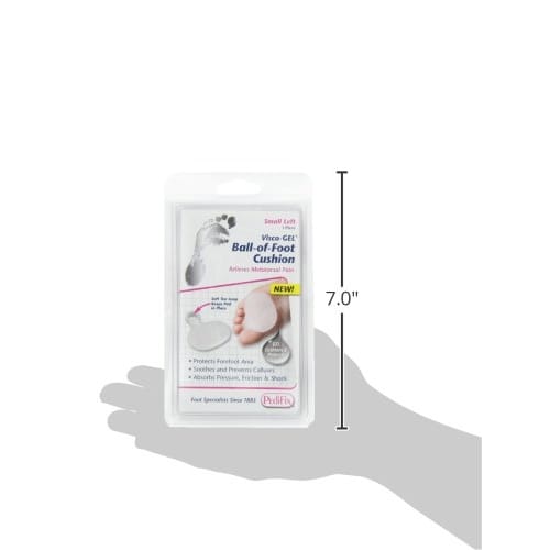 Laterale Fußgewölbeschutz Gelkissen für linken Fuß, Größe S (1 Stück)