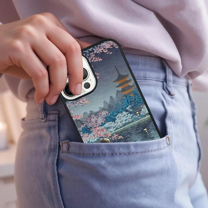 Japanese Ukiyo-e Art Phone Case For iPhone 17 Air 15 16e 14 13 Pro Max Coque 12 11 Pro Max PLUS Cover