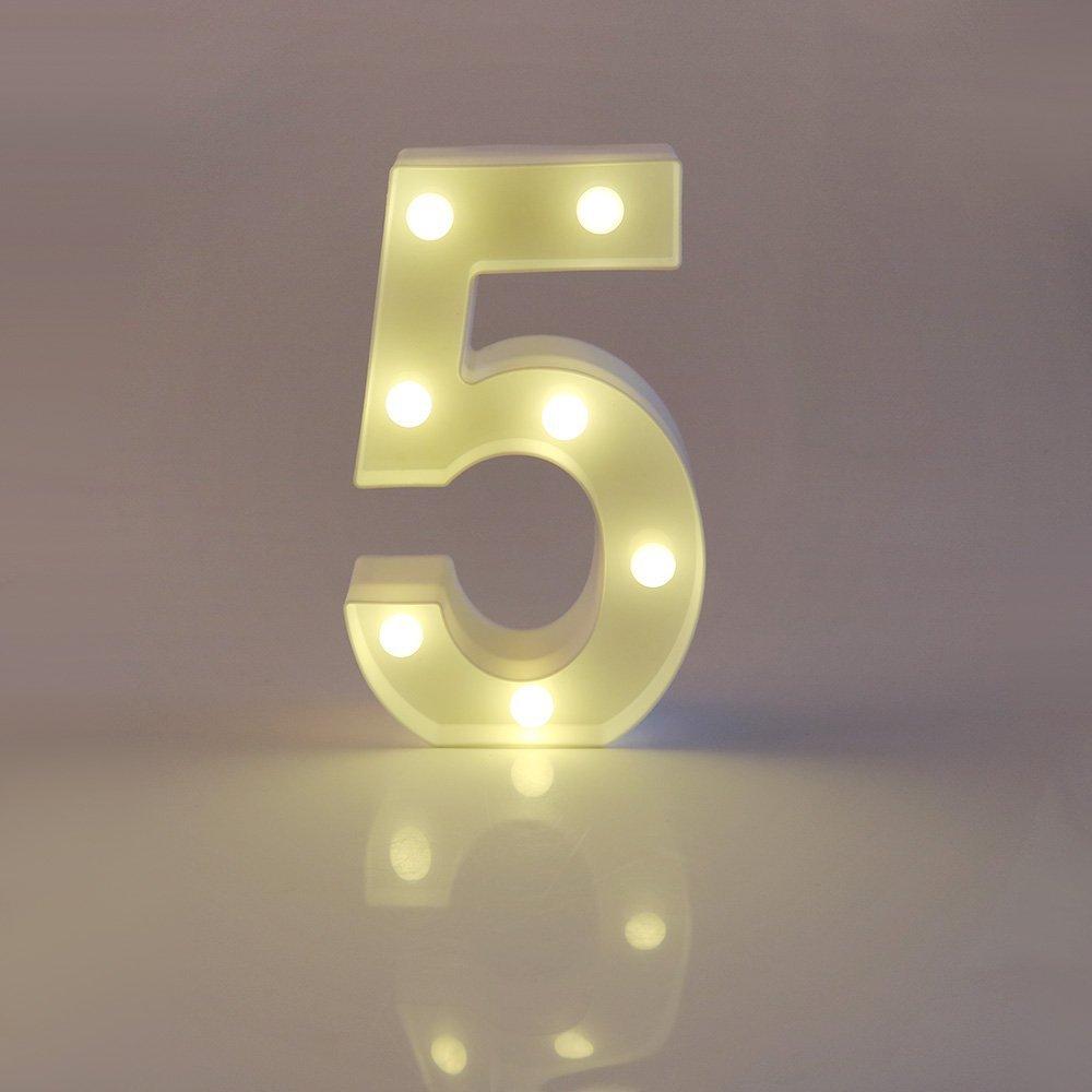 Wedding Decorative 26 Alphabet Name Letter LED Lights Luminous Number Lamp Romantic Theme Home Party Bedroom Decor Night Light