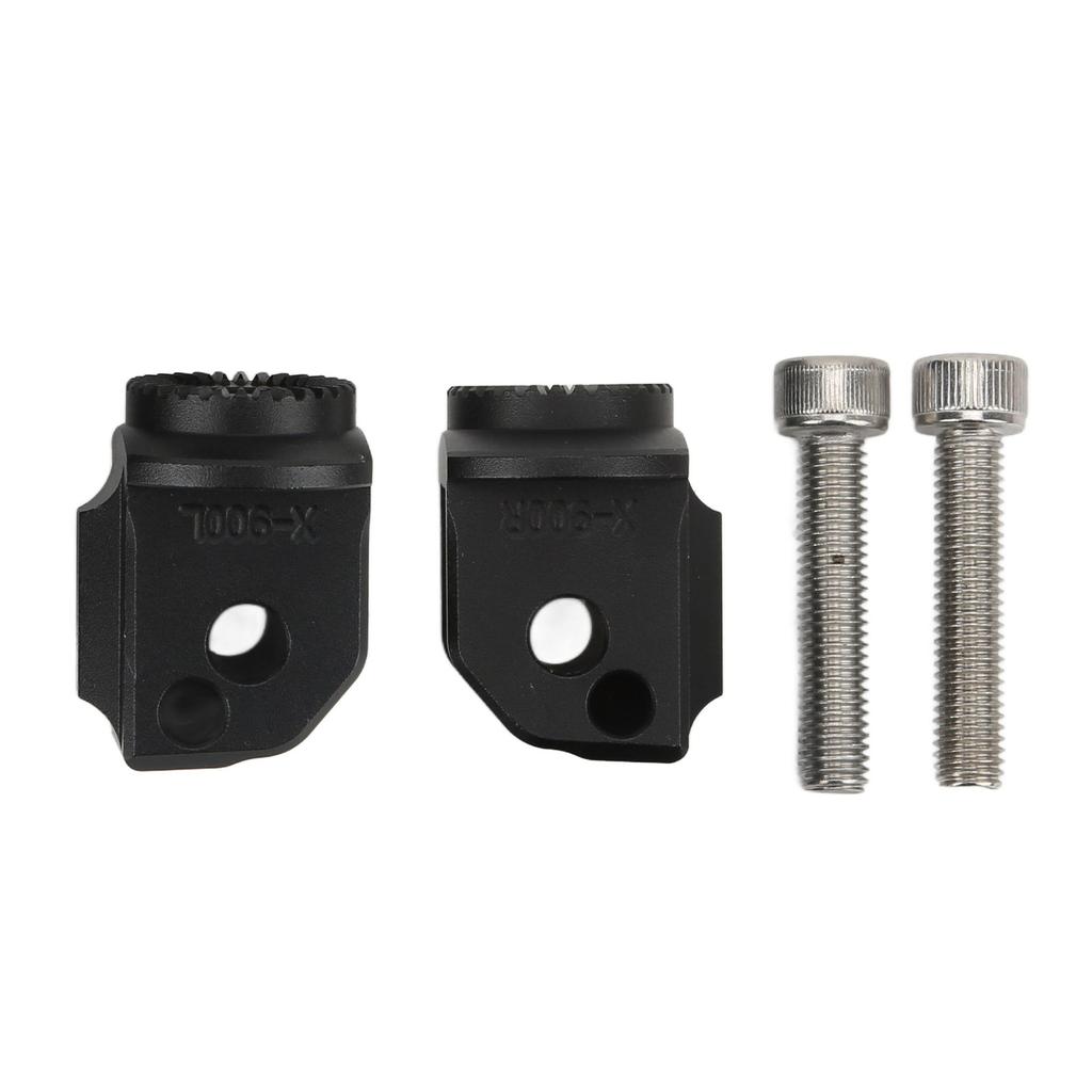1 Pair Motorcycle Rear Footpegs CNC Aluminum Anodized   Replacement for F900R F900XR 2020‑2022