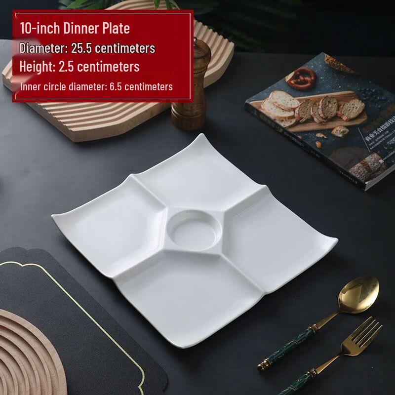 Chinese Style Irregular Ceramic Serving Platter