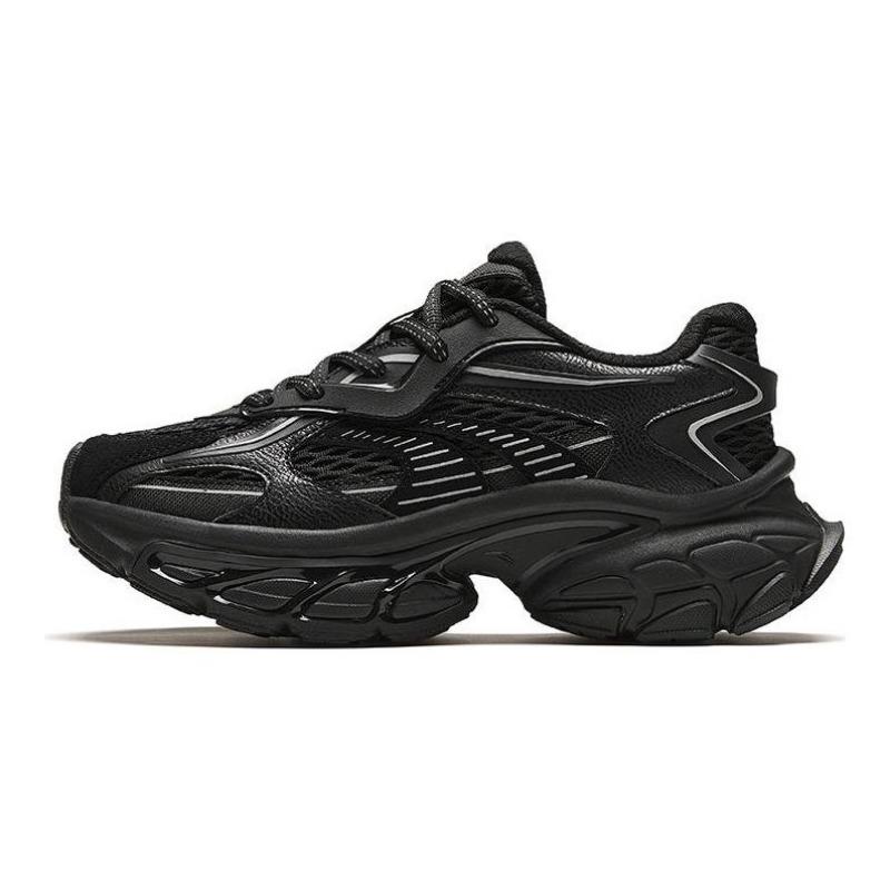 Anta Star Moon women low-top dad shoes gray black comfortable cushioned non-slip durable 922418880-2 38