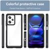 For POCO X5 Pro 5G Case POCO X4 GT X4 X5 Pro Cover Colorful Soft Edge Silicone Transparent Shockproof Bumper For POCO X5 5G Case