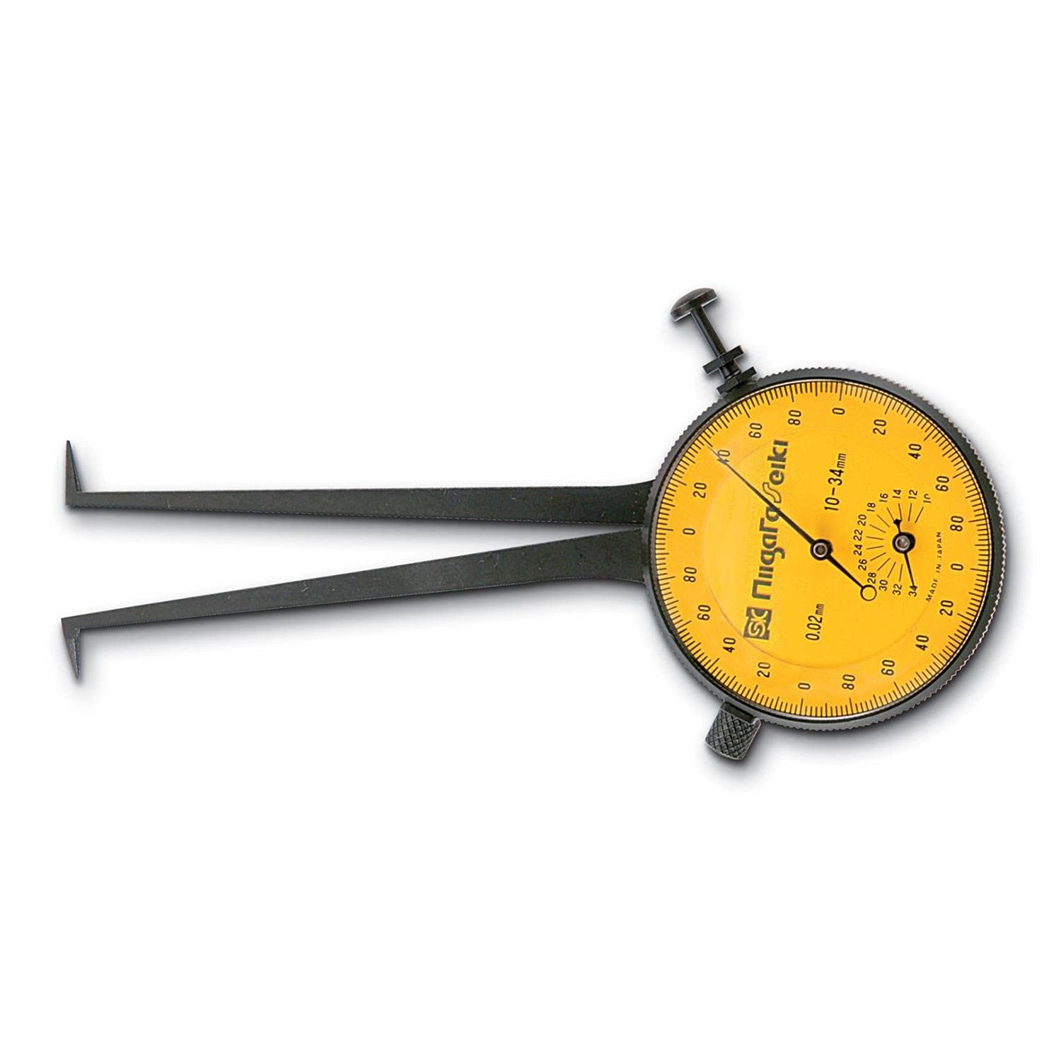 

Niigata Seiki SK Made in Japan Dial Caliper Gauge Inside 10-34mm BI-0