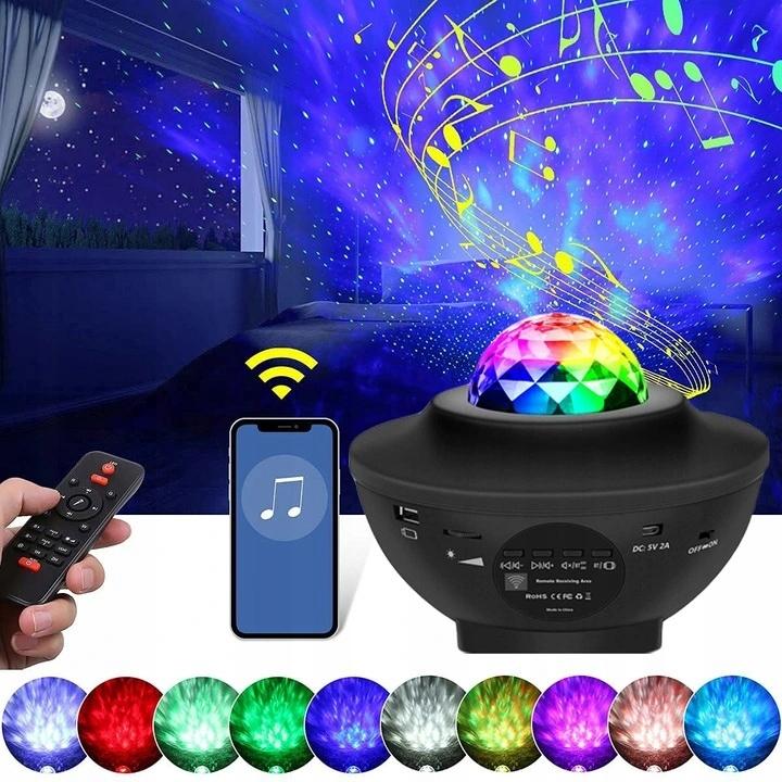 LED Sternprojektor Nachtlicht mit Lautsprecher