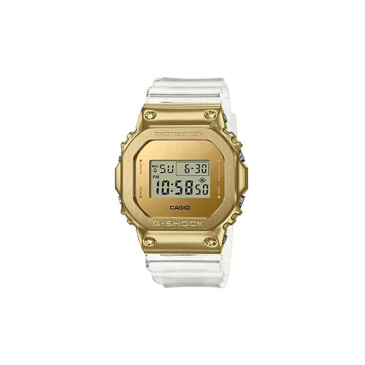 CASIO Men Full Metal Series Gold Watch GM-5600SG-9PR Regular Watch Box