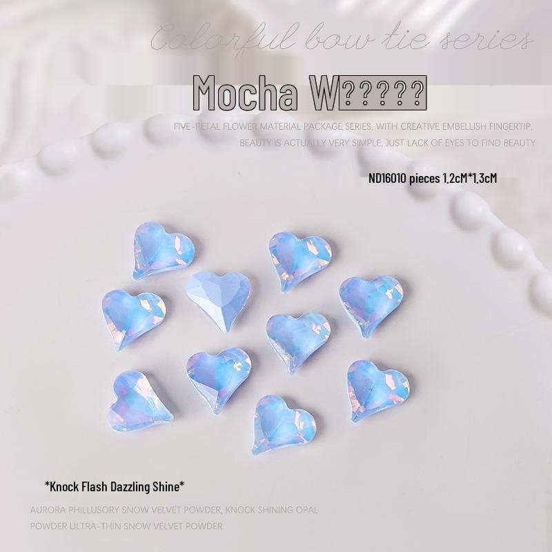 

Мокка Шатающийся Бриллиант Нейл-арт: 10 Красочных Остроконечных Страз Стеклянные Бриллианты для Нейл-Аксессуаров