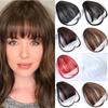 Pony-Perücke, synthetischer Pony, unsichtbarer Pony, Altersreduzierung, Stirnperücke, Teilperücken für Frauen, verschiedene Farben erhältlich