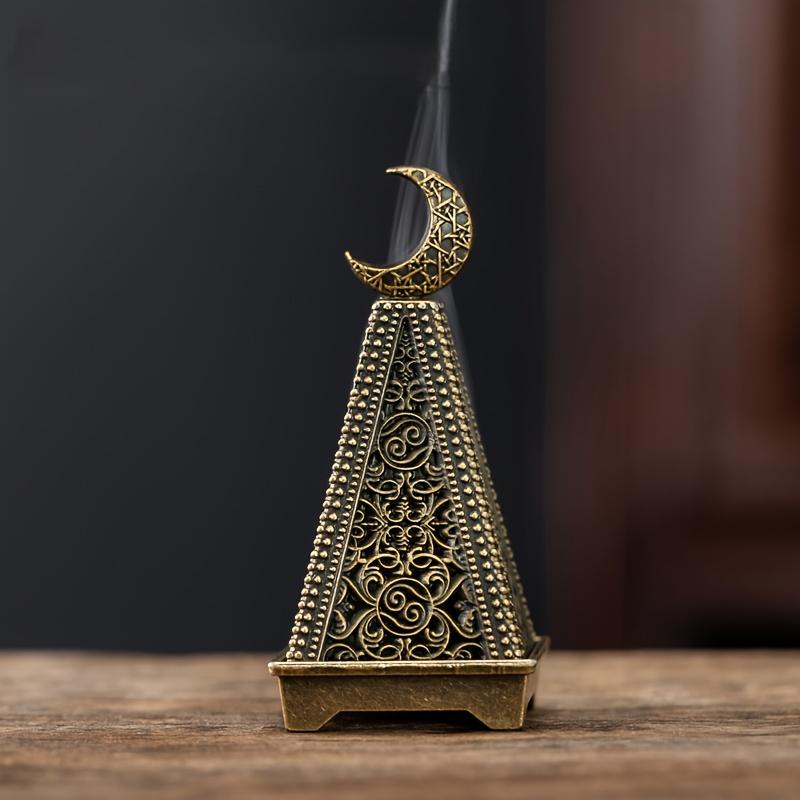 Moonlight Tower incense plug, retro design, suitable for meditation rooms, tea rooms, living rooms, entrances, bathroom 1pc