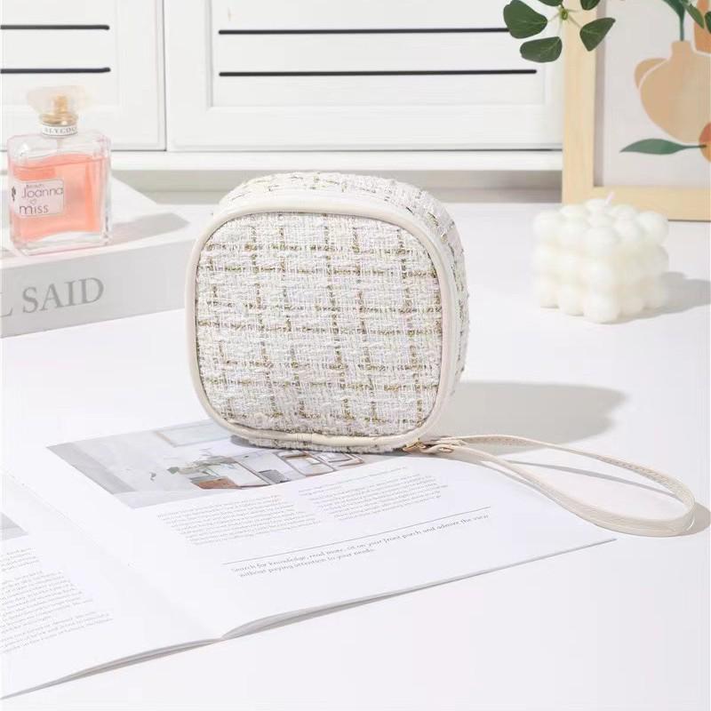 

Cross-border Mini Red Handbag Influencer Makeup & Menstrual Pad Travel Pouch