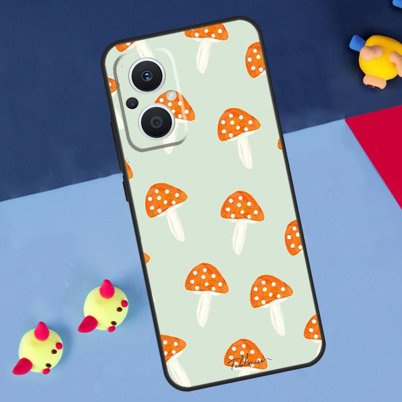 Mushroom For OPPO Reno 14F 13F 12F 11F 10 11 12 13 14 Pro 8T 7 8 Lite OPPO Find X6 X5 X8 X9 Pro Case