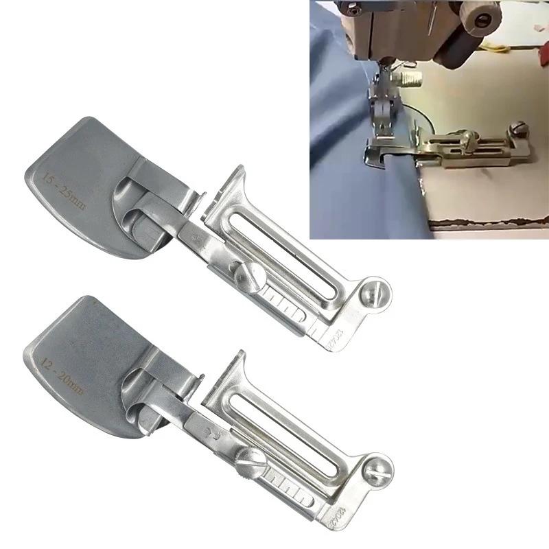 Industrienähmaschine Steppstich Kantenbinder Flachwagen Verstellbarer Kräuselsaum Ordner Gerader Saum Einzieher A11 Neu