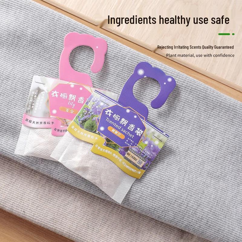 Lavender & Osmanthus Sachets - Deodorize Wardrobe & Closet (20-Pack for New Users)
