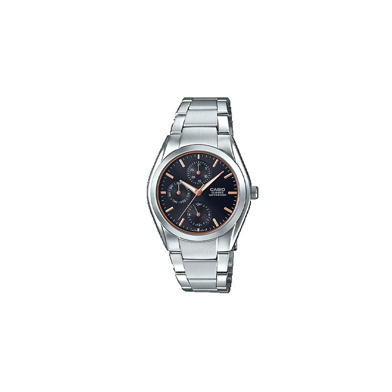 CASIO Men Standard Series 45.7mm Black Watch MTP-1405D-1A2DF Black Dial