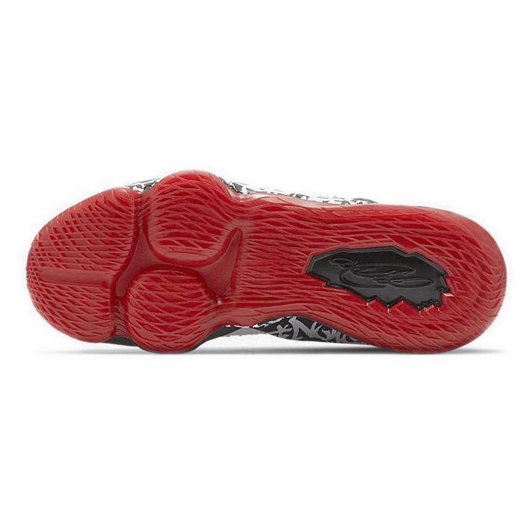 Nike LeBron 17 EP LeBron 4 Graffiti Unisexové tenisky Bílá Univerzitní-červená Černá CT6052-100
