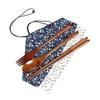 Tools Portable Fork Spoon Chopsticks Dinnerware Set Tableware Flatware Bags Wooden Cutlery Sets