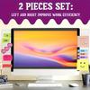 1PC Computer Monitor Cheat Board, Office Supplies, Unisex Computer Note Holder, Home Office Desktop Decorations