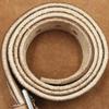 Men's Retro Hand-Stitched Washed Leather Belt - 100% Top Layer Cowhide, Business Casual, Creative Design