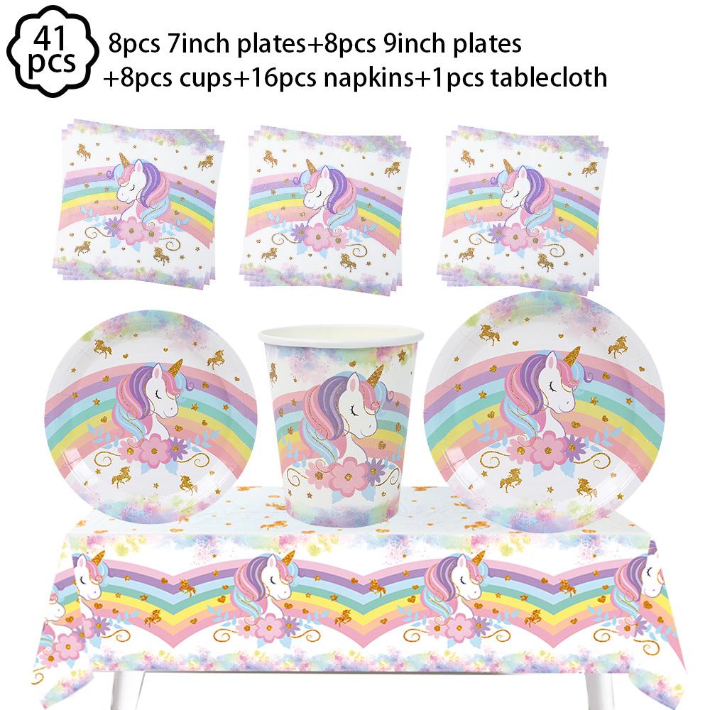 Rainbow Unicorn Balloon Unicorn Party decor Supplies Unicorn birthday Party Decoration Baby Shower Kids girls Birthday Decor