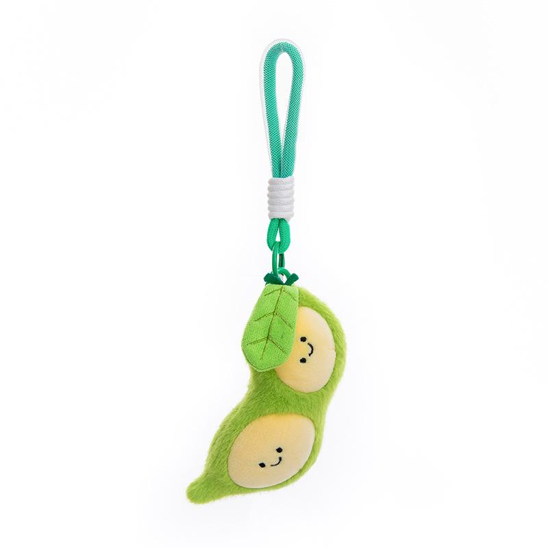Pistachio Nut Plush Toy Backpack Pendant Macadamia Nuts Chestnuts Peanuts Peas Stuffed Doll Birthday Gift