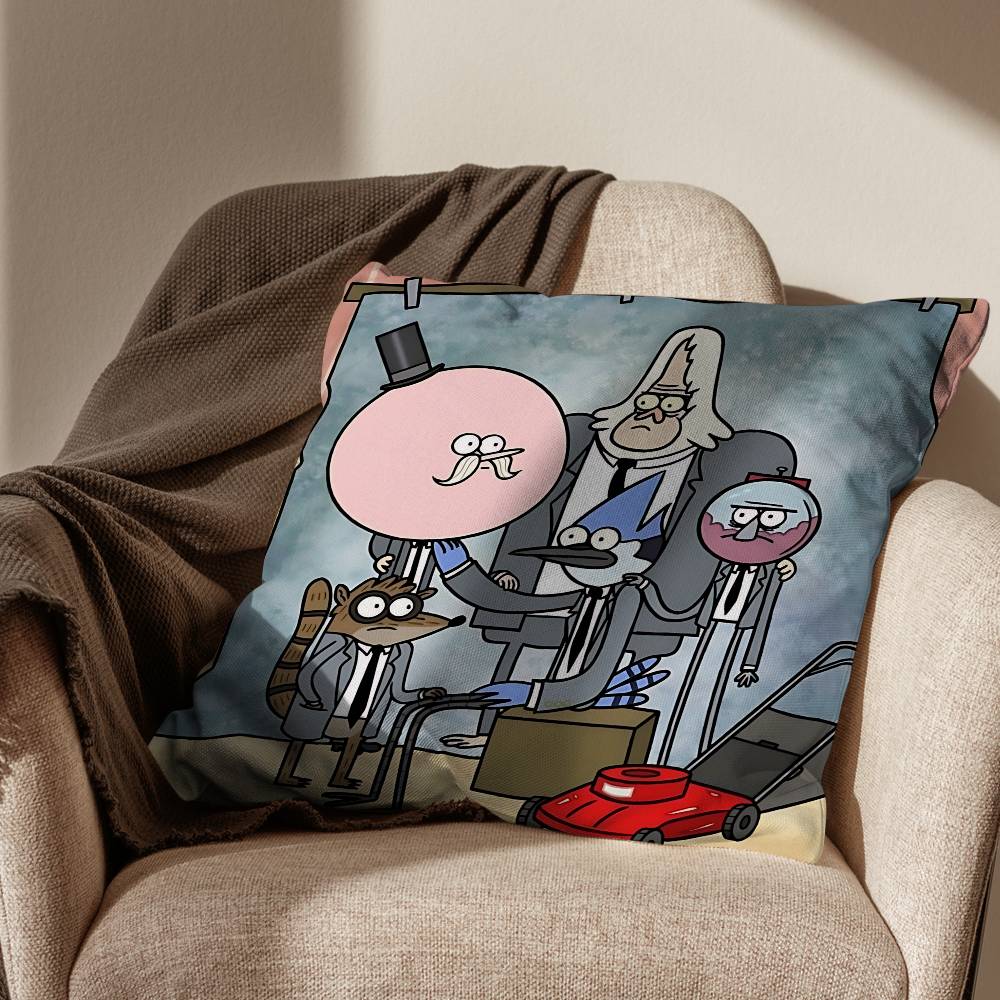 Cuscino Mordecai Regular Show per il tempo libero federa per cuscino divano soggiorno federa per cuscino letto camera da letto decorazione per la casa