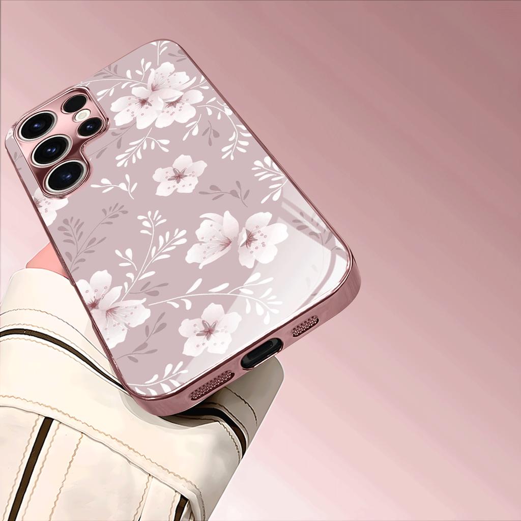 New Exquisite luxury High-end PhoneCase Glass PhoneCase for Samsung Galaxy S26 S25 S24 S23 S22 S21 FE,Ultra,Plus Dropresistant