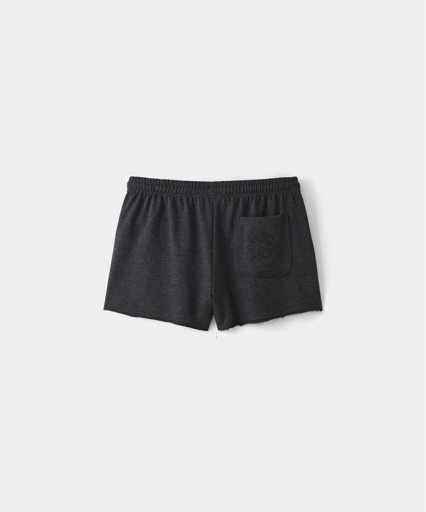 Laikeueomojeu Cutoff Sweat Shorts_Charcoal