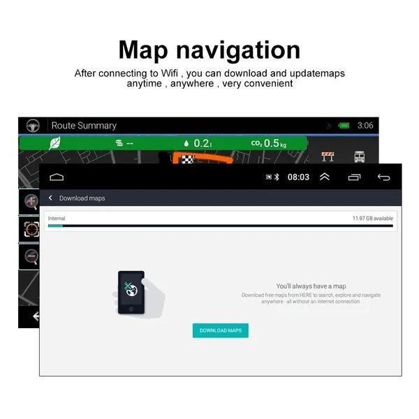 2 Din Android 8.1 Πλοήγηση GPS Ραδιόφωνο αυτοκινήτου Συσκευή αναπαραγωγής πολυμέσων GPS+WIFI+DAB+OBD2 Autoradio για Opel
