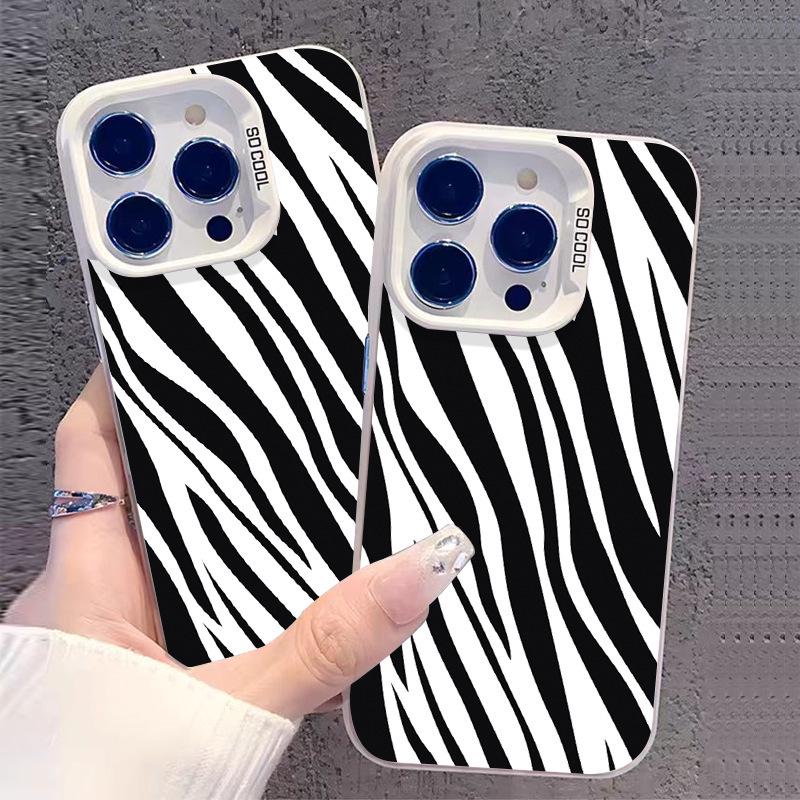 Zebra Stripes Phone Case for iPhone 16 Pro Max/15/14/13/12/11/XS