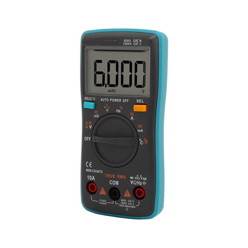 ZT102 6000 Digitales Multimeter Automatischer Messbereich Multimeter Tragbarer Spannungs-Strom-Tester für Elektrische Tests