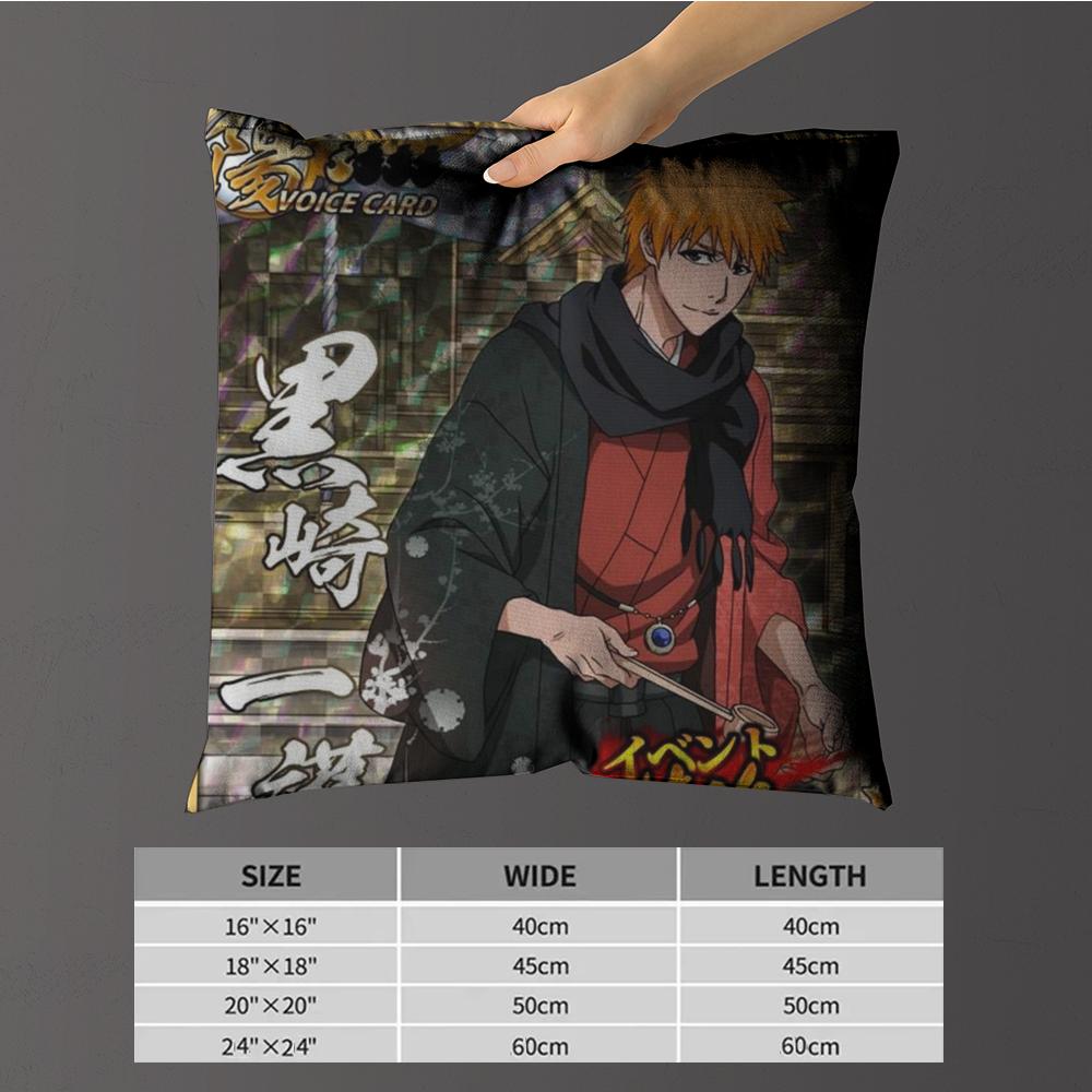 Pillow Case Luxurious Home Office, Sofa Decorative Multi Sized Car Seat Cushions, Pillowcases B-BleachS Anime