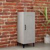 812424 vidaXL Buffet Concrete Grey 34.5x34x90 Cm Engineered Wood