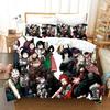 New Anime My Hero Academy Bedding Set Anime Characters Duvet Cover Set 3D Quilt Bed Set Queen King Size Kids Boys Home Textile