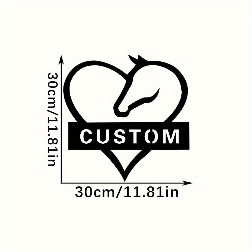 

Custom Metal Heart Wall Art, Iron Hanging Sign for Home Porch Patio, Unique Outdoor Decor Wall Sculpture